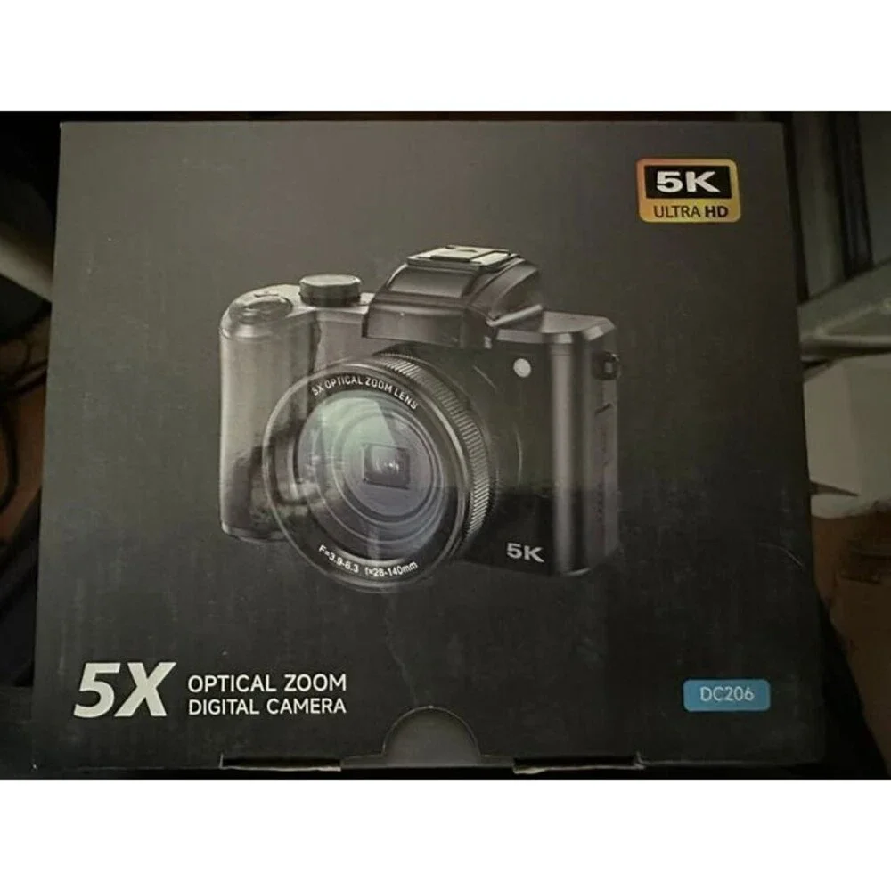 5K Ultra HD 5x Optical Zoom Digital Camera